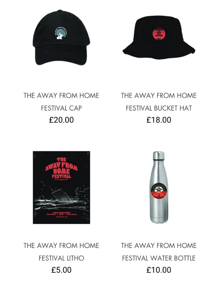 Louis Tomlinson News on X: #Update  The Away From Home Festival merch has  been added to Louis' merch store!    / X