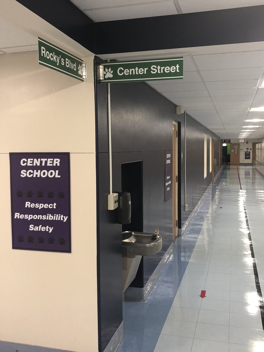 Thank you PTO for purchasing items to make our school welcoming for all!