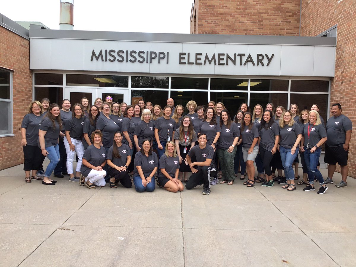 I’m so proud of this #MightyMississippi staff. We can’t wait to have you back for a great year of learning, Otters!
