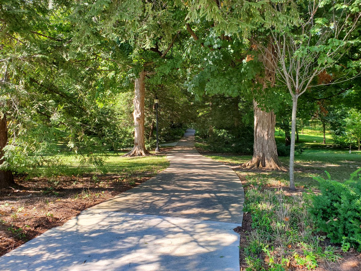 It's way too nice out today at the <a href="/WabashCollege/">Wabash College</a> arboretum