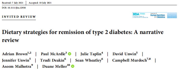 Out today our NEW review on Dietary strategies for #type2diabetes remission. So why's this review so important? It's the 1st review w/joint authorship between clinicians using #lowenergydiets &amp; #lowcarb for acheiving remission. Who said we don't get on! onlinelibrary.wiley.com/doi/epdf/10.11…