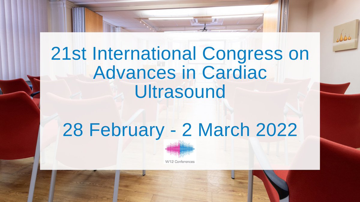 This years conference focusing on the Advances in Cardiac Ultrasound will include presentations on novel echocardiographic techniques and their applications, with a wide range of presentations from experts and leaders in the field.

Register to attend here bit.ly/3kRQkXV
