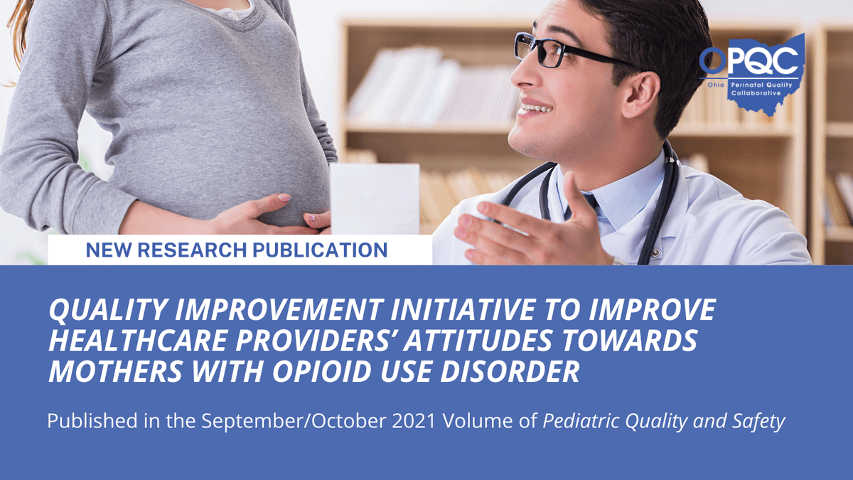 We’re excited to share our new publication in <a href="/PQS_LWW/">Pediatric Quality & Safety</a>, which outlines a component of our <a href="/OhioMedicaid/">Ohio Medicaid</a> funded quality improvement initiative focused on improving staff attitudes toward mothers of infants with Neonatal Abstinence Syndrome. Learn more: journals.lww.com/pqs/Fulltext/2…