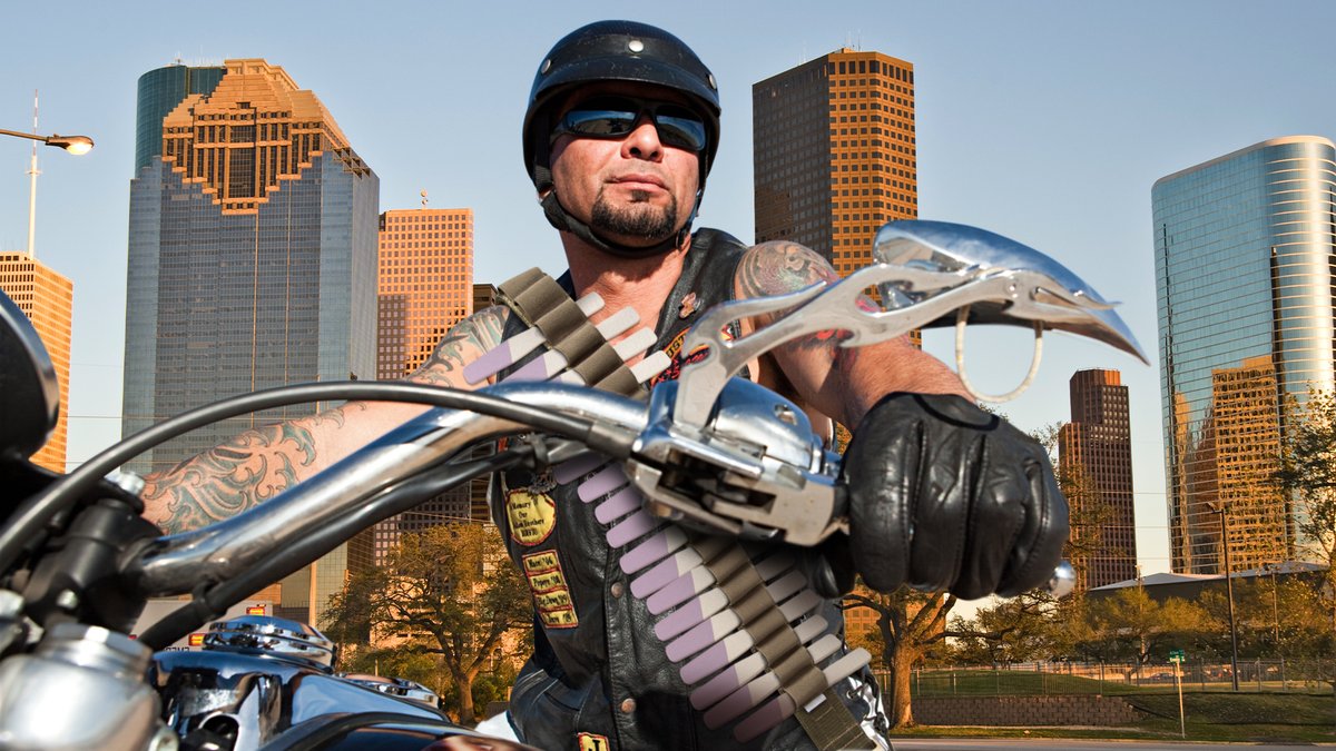 TheOnion's tweet image. Bounty Hunter Tears Into Houston On Motorcycle Wearing Bandolier Of Pregnancy Tests bit.ly/3zG6J80