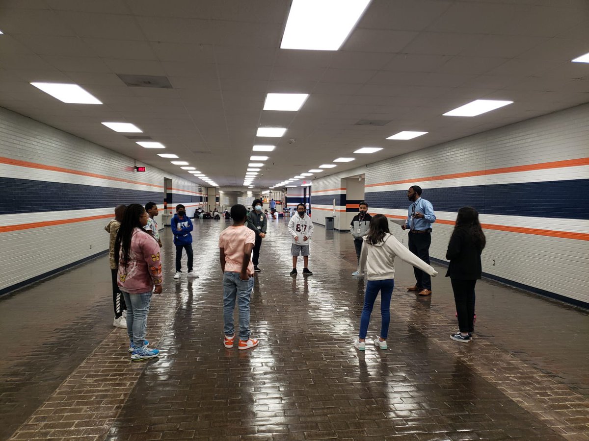 Mr.Bartley jumped in to facilitate a 6th grade Community Circle! Looks like they had a great time. #teamwork #restorativecircles #bettereveryday #goSMScats