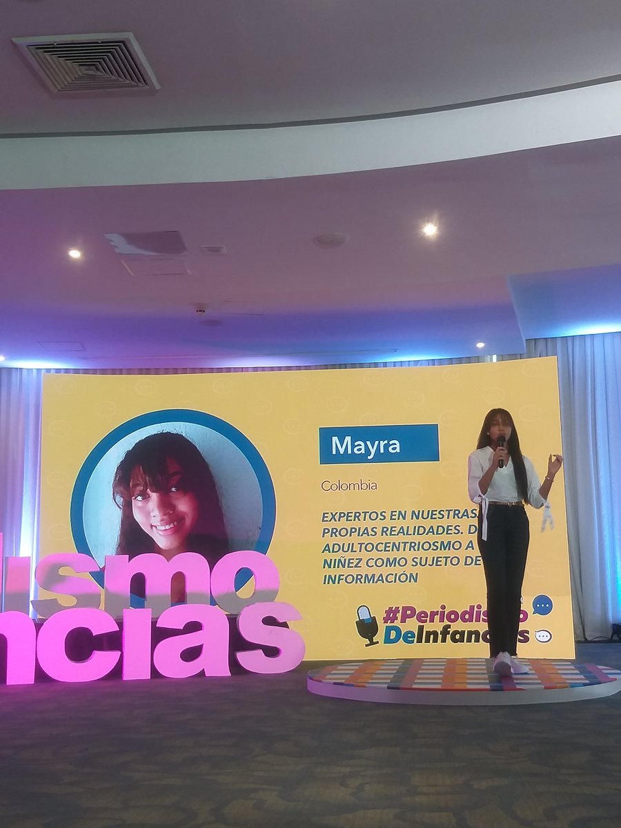 alianzaninez's tweet image. #EnVivo Mayra de Colombia hablando sobre cómo son expertos en sus propias realidades. Del adultocentriosmo a la niñez como sujeto de la información #PeriodismoDeInfancias @childrenIntCol

youtu.be/R_jLIrgZxgM