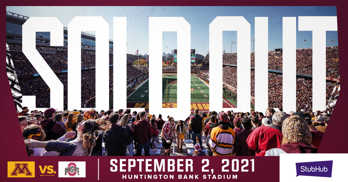 GopherFootball's tweet photo. Full house 🏠

Head to @StubHub for ticket options: https://t.co/IUBIUfxiFy https://t.co/kJ80y1ObtS