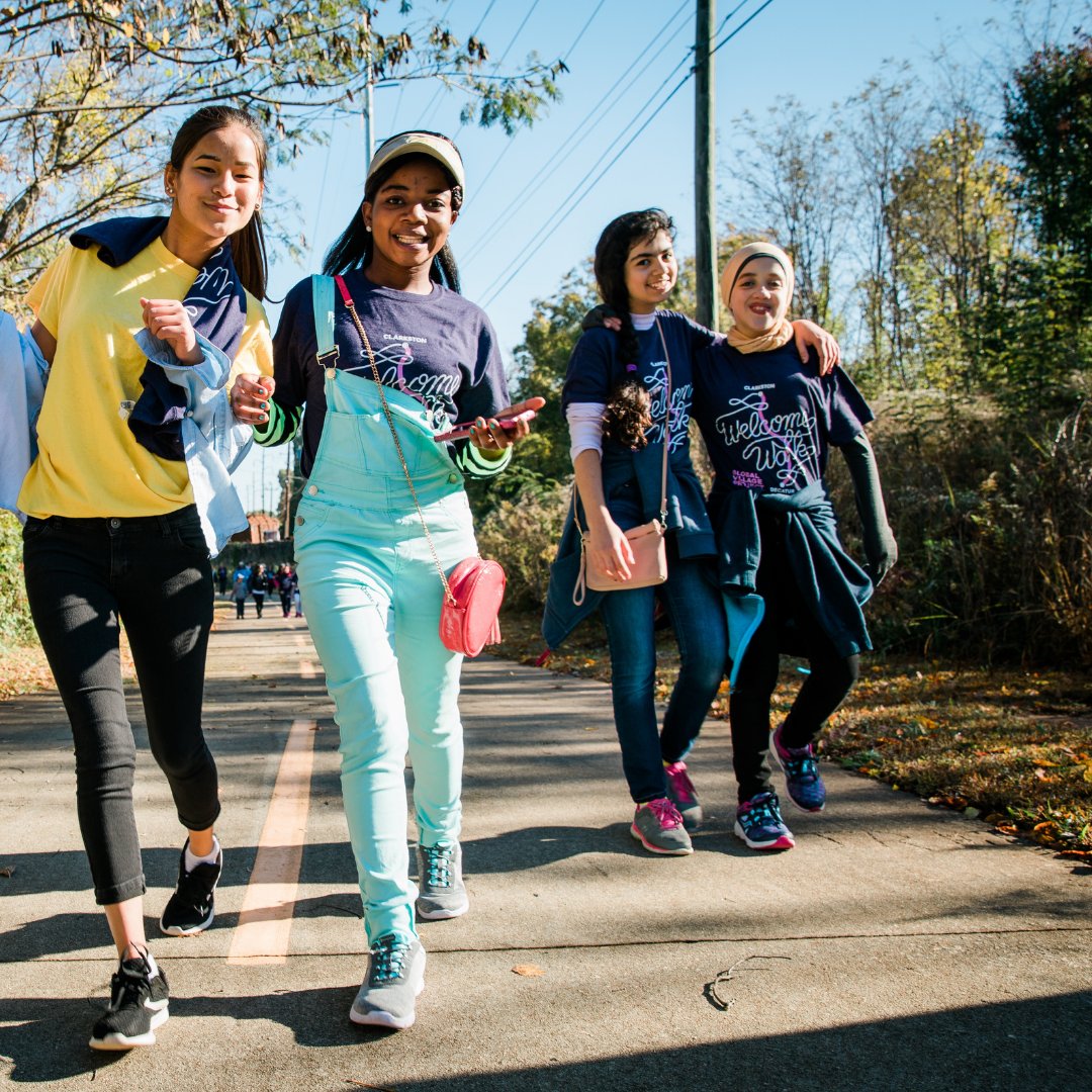 GVPGirls's tweet photo. We're all smiles for this year's Welcome Walk!๐
We hosted our annual event virtually last year, and we are so excited to return in-person this November!
#GlobalVillageProject
#WelcomeWalk https://t.co/PUbfXYtmi4