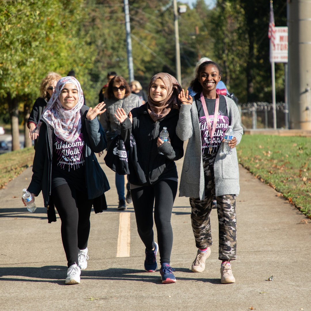 GVPGirls's tweet photo. We're all smiles for this year's Welcome Walk!๐
We hosted our annual event virtually last year, and we are so excited to return in-person this November!
#GlobalVillageProject
#WelcomeWalk https://t.co/PUbfXYtmi4