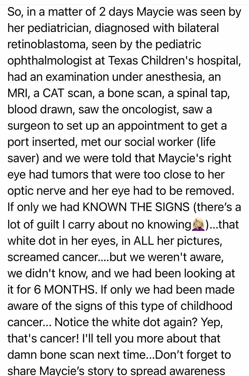 b_andbabies's tweet photo. #ChildhoodCancer #retinoblastoma #blind #awareness https://t.co/yeVznxi6Zw