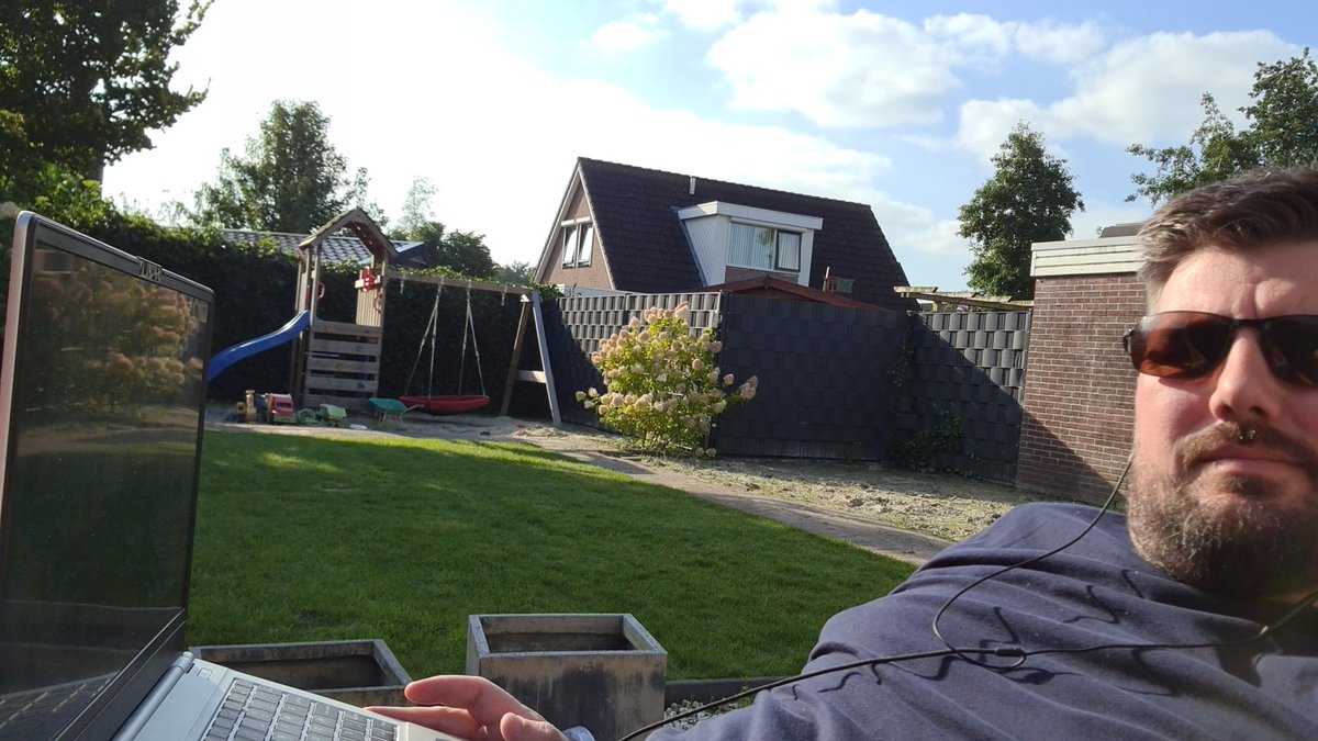 #SCD21 enjoying the community day talks and hanging around in the networking part