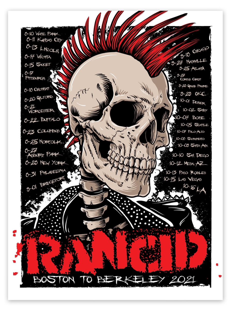 希少】RANCID ポスター-