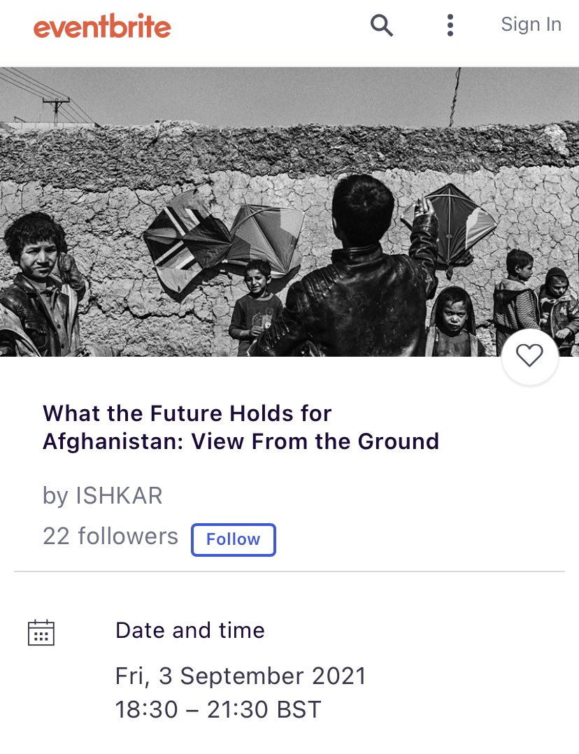 Join us tomorrow, in London or virtually, as <a href="/ISHKAR_Co/">ISHKAR</a> raises funds for NGO Emergency’s hospitals in Afghanistan. I’ll be speaking to photographer <a href="/Farshadusyan/">Farshad Usyan</a> eventbrite.co.uk/e/what-the-fut…