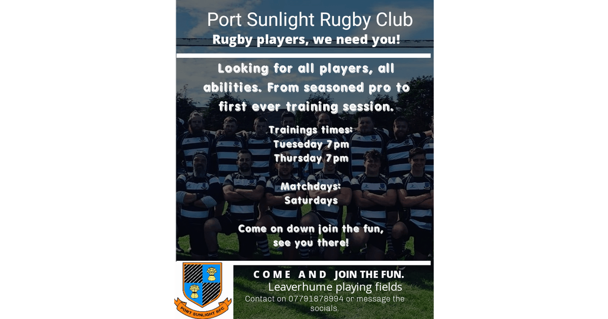Port Sunlight Rugby tweet media