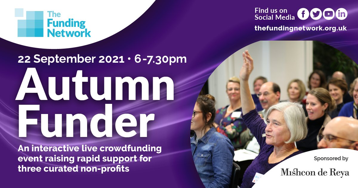 We're excited to announce that <a href="/Key4LifeUK/">Key4Life</a> <a href="/operacircusuk/">Operacircusuk</a> &amp; #GettingintoTech (aka @TheIntraClub) will pitch for support at our next event! Join us to hear how they are reducing reoffending, treating trauma &amp; getting diverse talent into tech

Sign up here 👉crowdcast.io/e/autumnfunder
