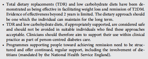 Finally it is key that as clinicians we discuss the possibility of #T2D remission with our patients &amp; offer a variety of different dietary options highlighted within our review in order to offer truly patient centred care.