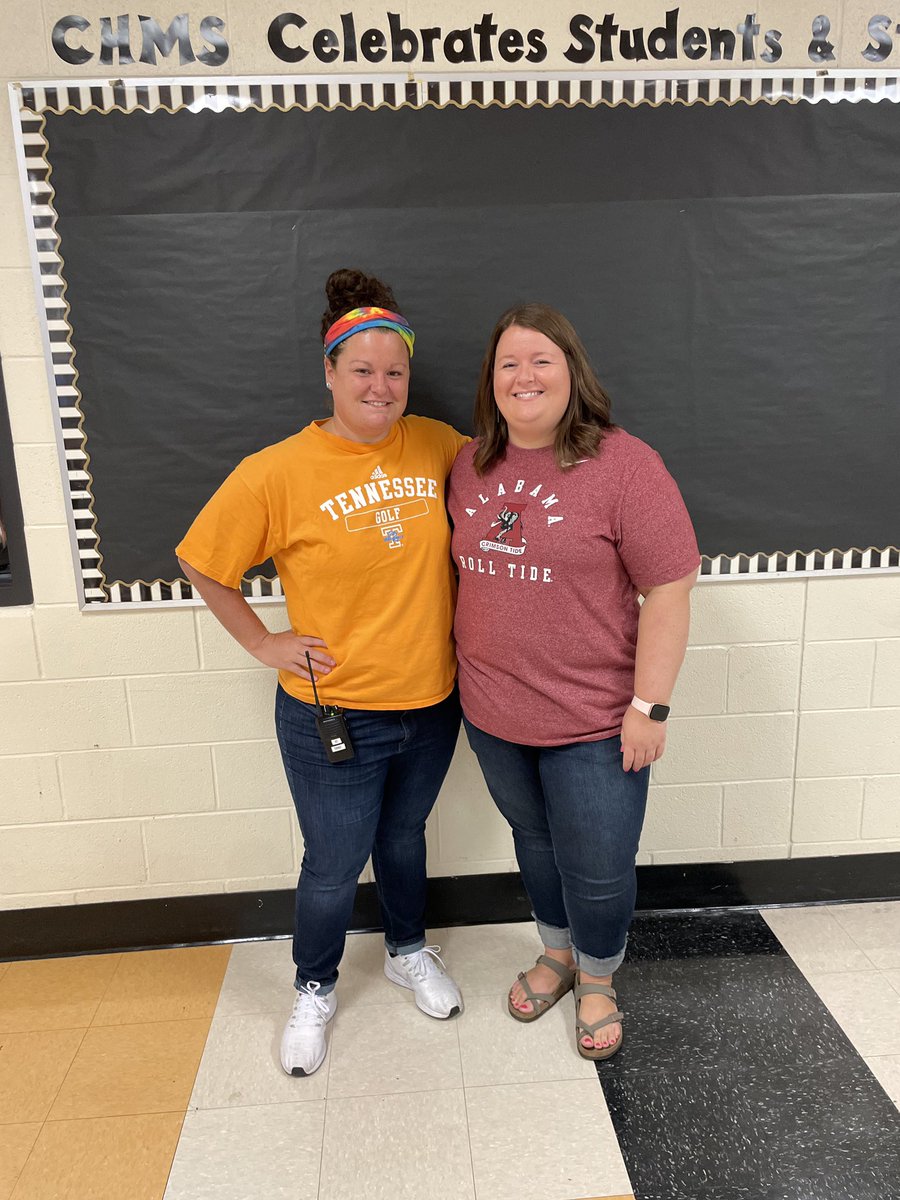 We love any chance to wear our college gear! Besties with <a href="/marcialleson86/">Marci Turner</a> except for the third Saturday in October! 🐘❤️🏈