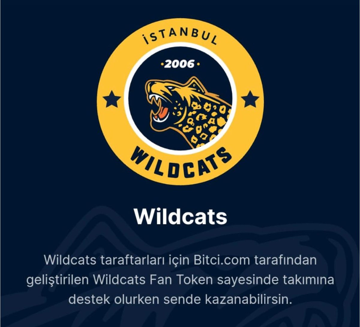 NetmarbleTurkey's tweet photo. İstanbul Wildcats'i https://t.co/xjlgsqBwv0 iş birliğiyle gerçekleştirdiği başarılı Wildcats Fan Token arzından dolayı kutlarız! 👏🏻👏🏻👏🏻
👉🏻 https://t.co/JcxIiPsNOg https://t.co/VMFb0OVgZW