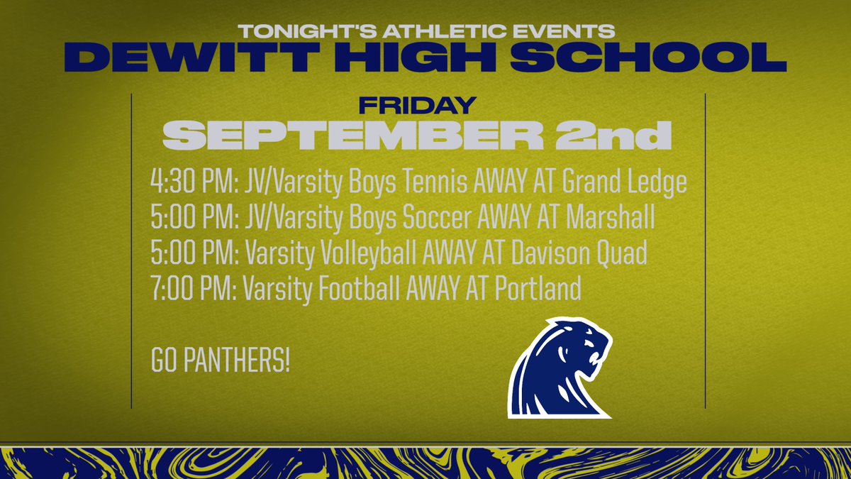 DeWitt Athletics tweet media