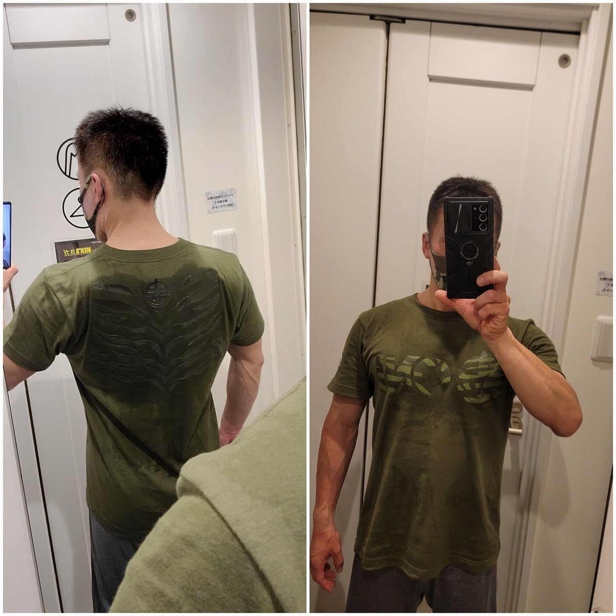ONI 鬼 Tシャツ 黒 ベンチプレス スクワット 武器屋 2枚セット S M ONI 鬼 Tシャツ 黒 ベンチプレス スクワット 武器屋 2枚セット