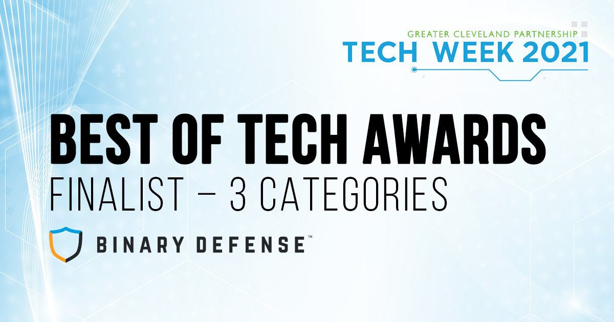 f1tym1's tweet image. #RT @Binary_Defense: We are pleased to announce that we are a FINALIST in 3 categories for the @GCPartnership “#BestofTech Awards,” including: Best Technology Solution – Commercial, Best Technology Services Company, and Tech Company of the Year.
 
Learn …