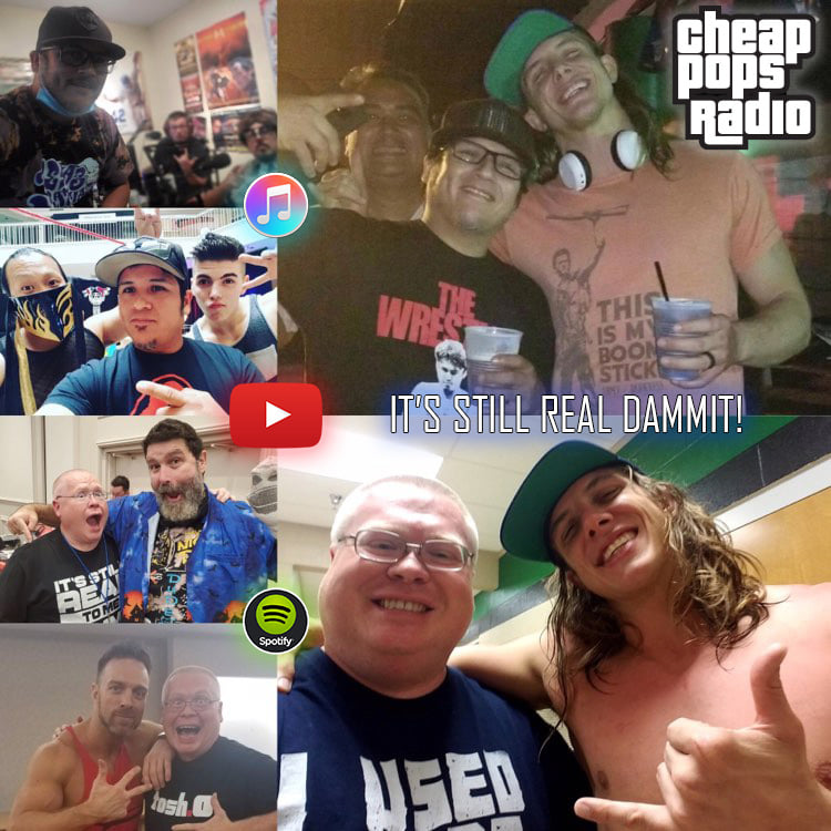 CheapPopsRadio's tweet photo. Check out our latest episode with @stillrealdave as we talk about pro wrestling and of course crying in wrestling! #ItsStillRealDammit #CheapPopsRadio #Wrestling #ProWrestling #WWE #AEW #NWA
https://t.co/waHTGqCnPh https://t.co/AXUQHafDqK