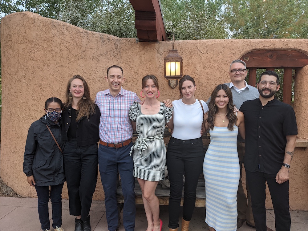 MediaDeskNM's tweet photo. MediaDesk turned 8 so (of course) we did a little celebrating! 

Thank you to our clients and partners who have worked with us throughout the years. We are honored to be your thought partner in creating and sharing your stories. 

Here’s to the next 8 years! 🍾 https://t.co/QKH9n1mTAv