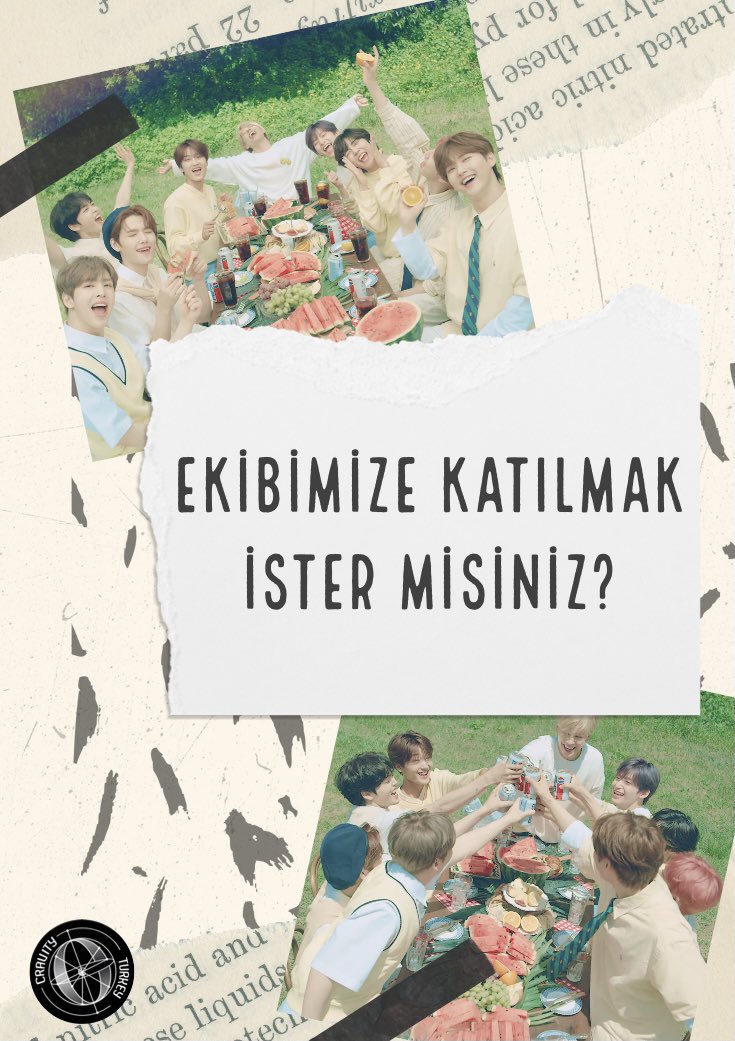 CRAVITY Turkey 🤟 (@cravityturkey) on Twitter photo ☄️ | EKİBİMİZE KATILMAK İSTER MİSİNİZ?
Comeback döneminde size her haberi, videoyu, güncellemeyi eksiksiz ve zamanında ulaştırabilmek için farklı pozisyonlarda yeni adminler arıyoruz. İlgileniyorsanız formumuzun linki; docs.google.com/forms/d/1poR-k… ☄️ | EKİBİMİZE KATILMAK İSTER MİSİNİZ?
Comeback döneminde size her haberi, videoyu, güncellemeyi eksiksiz ve zamanında ulaştırabilmek için farklı pozisyonlarda yeni adminler arıyoruz. İlgileniyorsanız formumuzun linki; docs.google.com/forms/d/1poR-k…