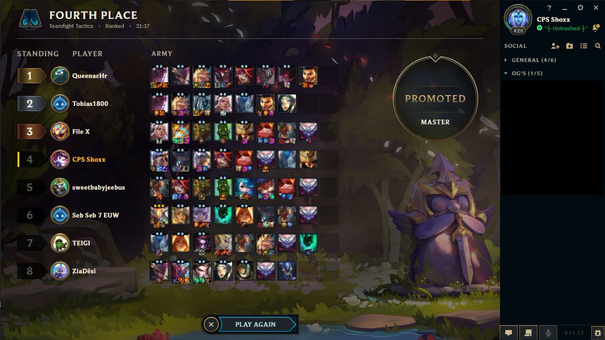 Shoxx6077's tweet photo. "I won't start playing TFT" ... "I wont play it for sure" ... Goddamn I did it! -_- Good Job @_Hybrion You separated hearthstone and me! https://t.co/mnxa84qcvg