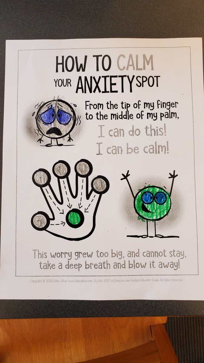 Students are learning ways to manage anxiety this month in classroom lessons. Kindergarten students are also getting an introduction to <a href="/ZonesOfReg/">Zones of Regulation</a>  ❤ <a href="/MrBradfordEDU/">Tyler Bradford</a> <a href="/mrstarynfuller/">Dr. Taryn Fuller</a> #japioneerpride #togetherwearePCES