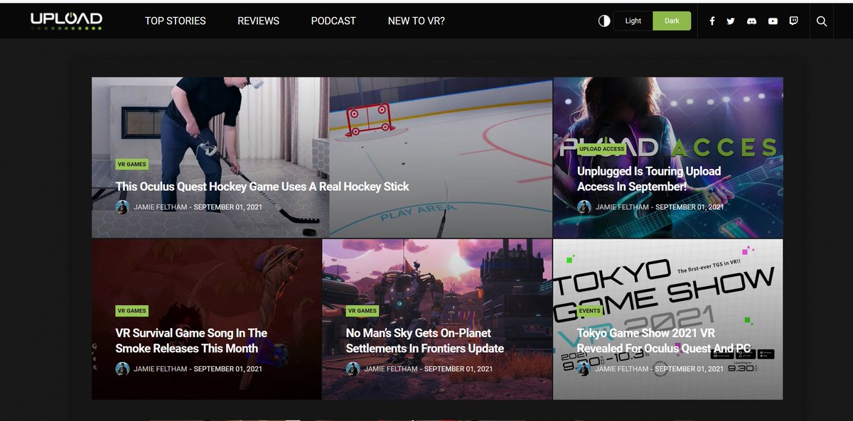 A huge thanks to UploadVR for featuring our HockeyVR Game with RealStick on the home page yesterday, you can check out the feature here uploadvr.com/oculus-quest-r…