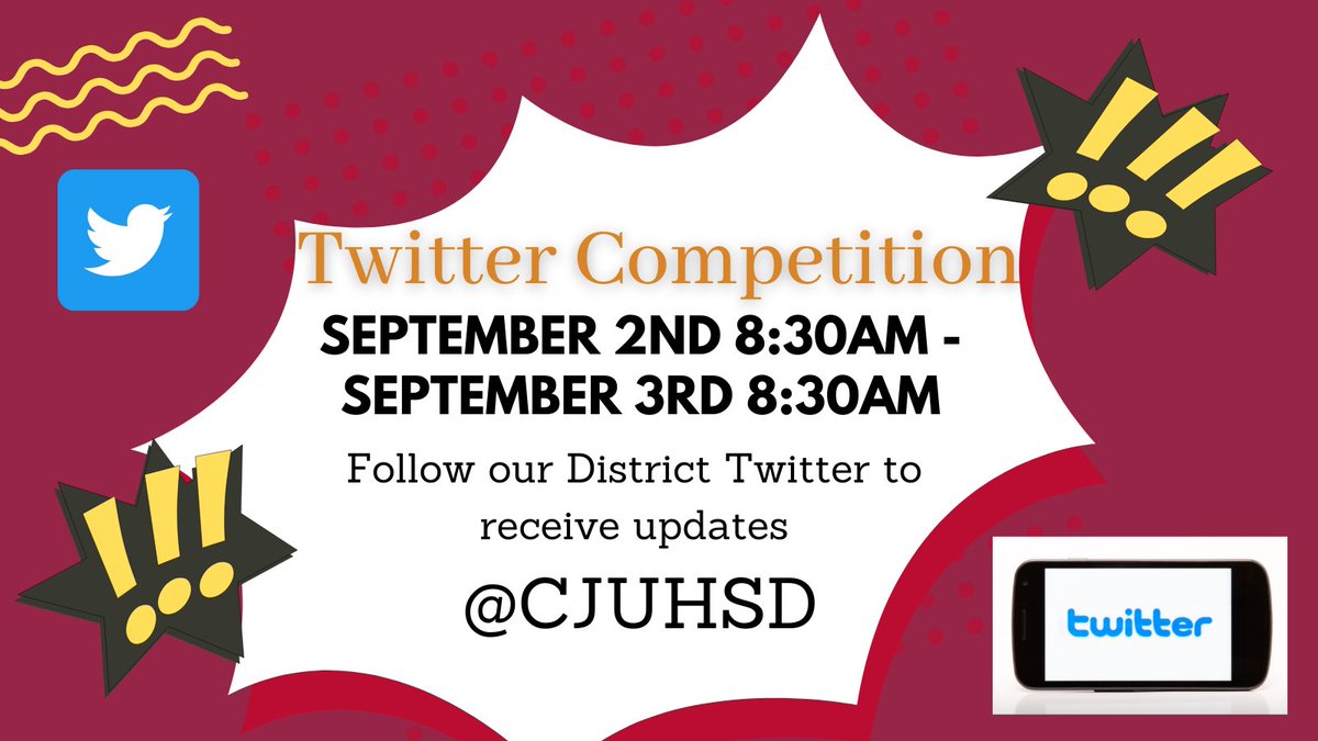 OntarioHS's tweet photo. Calling all Jaguar Students, Families, and Friends!!! Make sure to follow @CJUHSD and oh ya, we can win this district wide competition! Let’s go Jags!!!  #JaguarPride https://t.co/3NfGUzCs9I