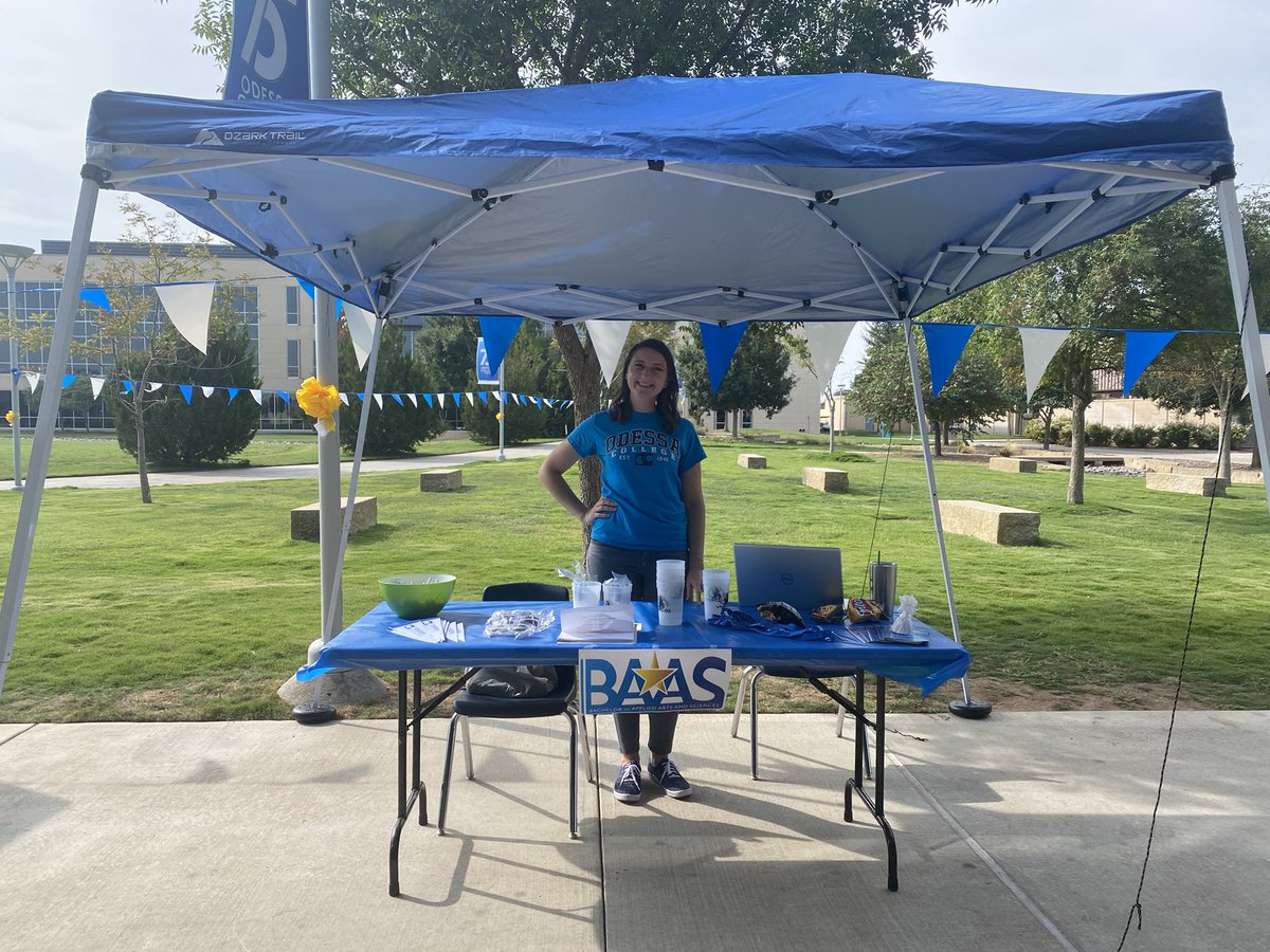 meganbrincks's tweet photo. Representing BAAS at the @OdessaCollege Resource Fair! Come see us 11-2 behind the Saulsbury Campus Center! #ocallin #oc75 https://t.co/SmcYgFywsN