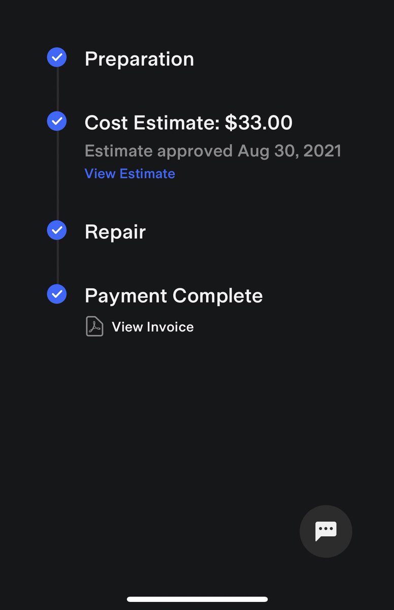 seanmmitchell's tweet image. Invoiced through the @tesla app for mobile service. Paid with Apple Pay. 🤯 6/5 stars!!!!! #TeslaServiceIssues