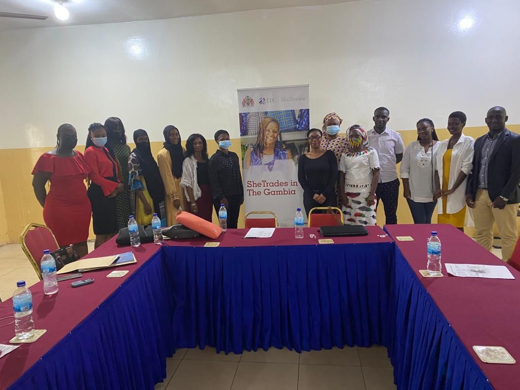 The GWCC In collaboration with SheTrades the Gambia, organized a 2️⃣ days training workshop for BSOs on access to Public Procurement for #women-owned #businesses.