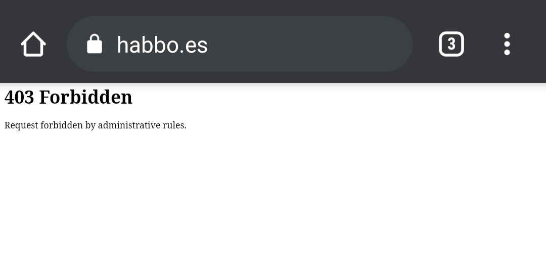 JustineHbes's tweet photo. Me siento #Baneada Por qué #Habbo @ESHabbo Me da un error ¡AYUDA! Y en #AplicacionMovil No Abre... https://t.co/MhlEhYKGws