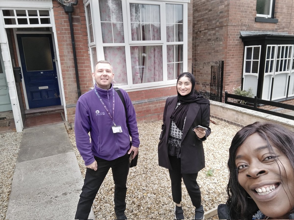 Joint inspection with @pa_housing Saraah our new Equality,Diversity &amp; inclusion recruitment coordinator , who is shadowing #nhood 19  <a href="/LiamatPA/">Liam at PA Housing</a> to gain a greater understanding of the role of NC and Nottingham properties #teampurple