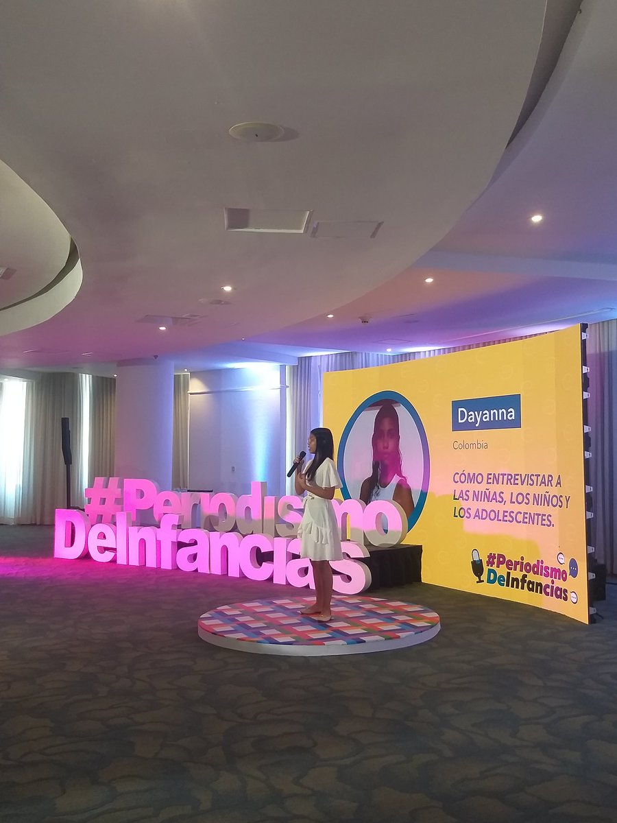 alianzaninez's tweet image. #EnVivo Dayanna de Colombia en su ponencia de cómo entrevistar a las niñas, los niños y los adolecentes. 

youtu.be/R_jLIrgZxgM #PeriodismoDeInfancias