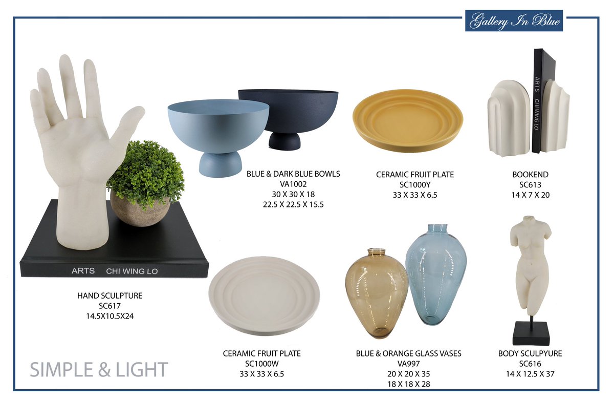 GalleryInBlue's tweet image. Gallery In Blue 2021 💙
📍 Zamalek showroom 📞 01050114210
📍 New Cairo showroom 📞 01050114219
#GALLERY_IN_BLUE #galleryinblue #homedecor #summer2021  #interiordesignideas #transparent  #blueandwhite #design  #viral  #contemporary #blue #vases #sculpture #egyptinteriordesigner