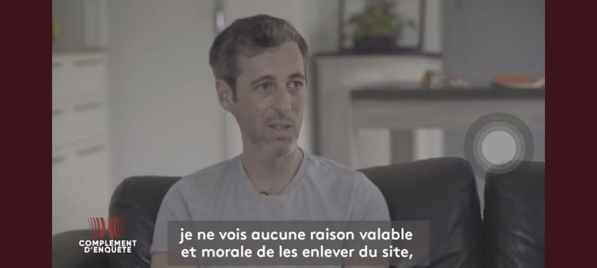 "Je ne vois aucune raison valable et morale de les enlever du site
