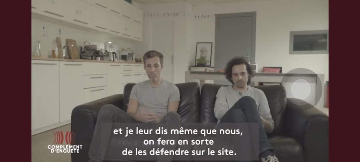 "Et je leur dis même que nous, on fera en sorte de les défendre sur le site."