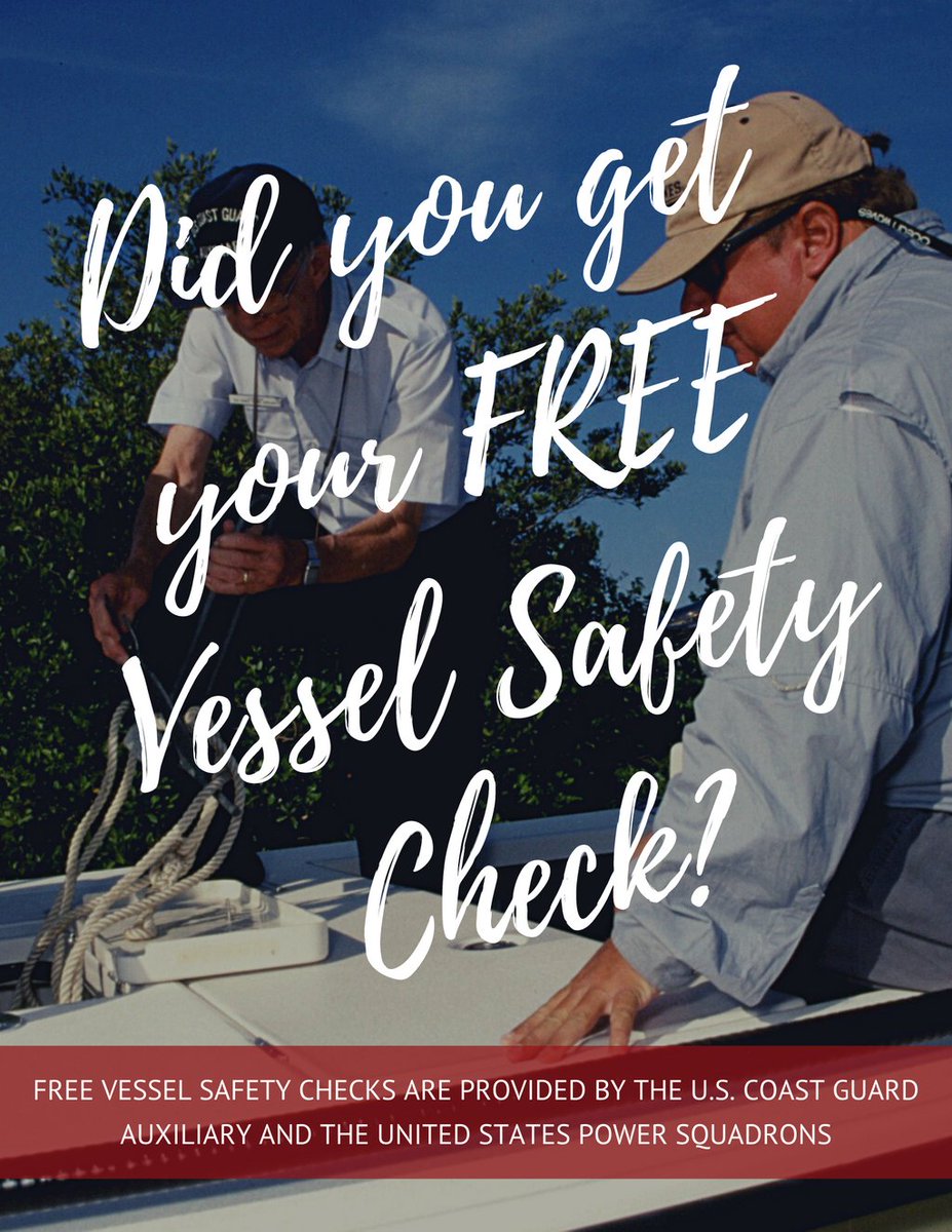 OpDryWater's tweet photo. Before hitting the water get a FREE vessel safety check to ensure you have all of the right gear! #VesselSafetyCheck #OperationDryWater https://t.co/7YzCpUJucA