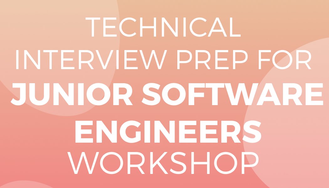 simplexcode_'s tweet image. 📣 Workshop: Technical Interview Prep for Junior Software Engineers

In this workshop, we'll explore effective ways to prepare for junior software engineering technical interviews!

Event details: Thursday the 23rd of September at 7pm BST ⏰

Sign up here: eventbrite.co.uk/e/technical-in…