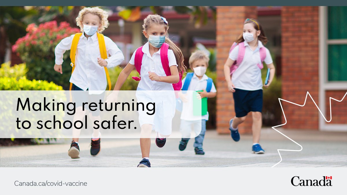 CPHO_Canada's tweet photo. Indoor ventilation, screening &amp; testing, mask wearing and/or physical distancing may play an important role in reducing the risk of #COVID19 transmission in schools. Consult our guidance for public health advice for planning &amp; operating this school year. https://t.co/fZ632BMjNP https://t.co/EQvZ61Bgc8
