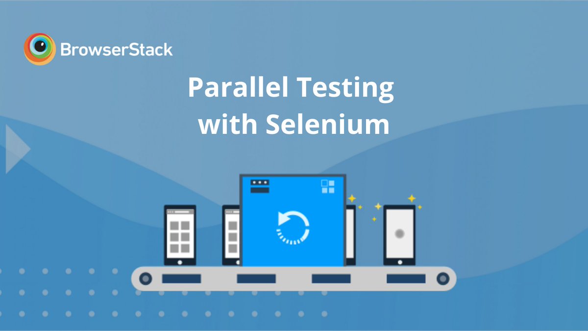 browserstack's tweet image. Moving from sequential to #ParallelTesting can help teams achieve maximum coverage with reduced execution time. 📈 

Learn how to run parallel tests by using #Selenium with TestNG. 💡 

👉  bit.ly/3l4hpHB 👈
