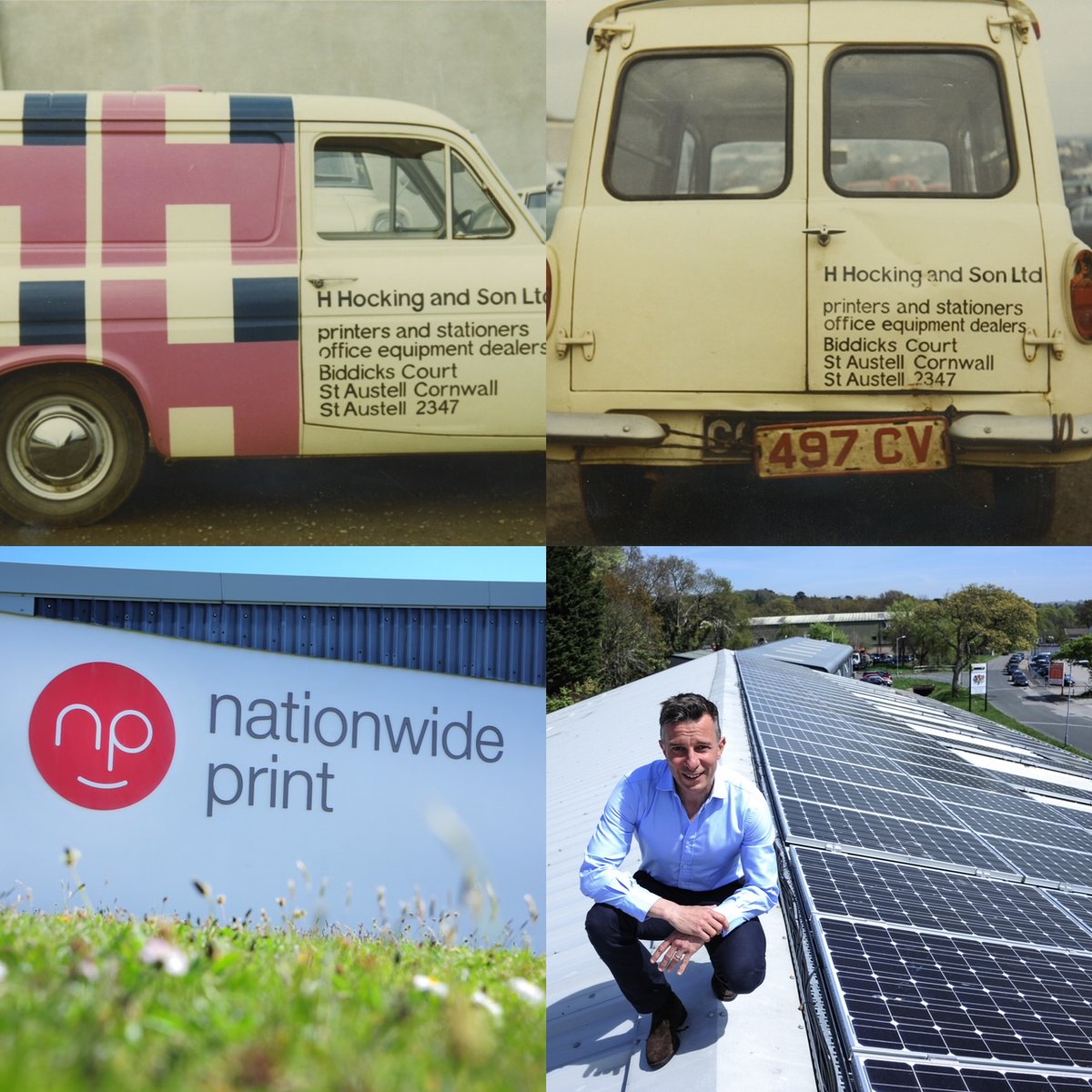 #ThrowbackThursday  when electric transport was a pipe dream. 75% of our electric from renewable energy #sustainable #PRINTING