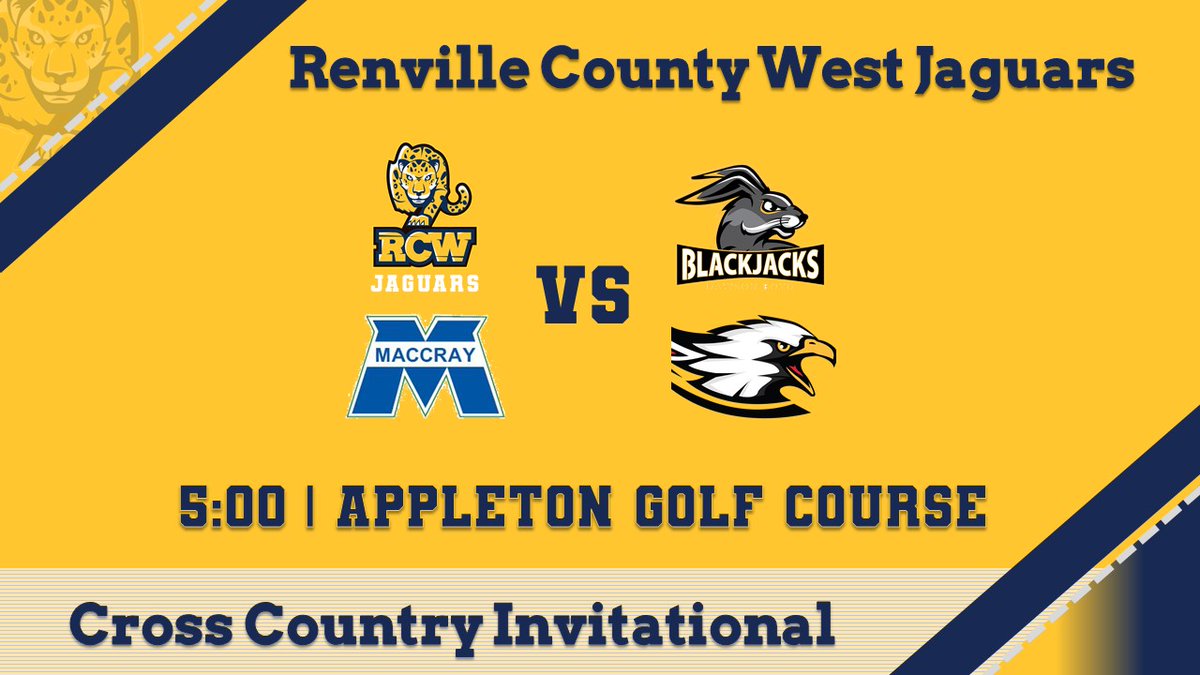 rcwschools's tweet photo. The RCW & MACCRAY Cross Country team is hitting the road as they travel to the Appleton Golf Course for a meet against Dawson-Boyd &Lac Qui Parle Valley. #RCWSports #feeltheroar #RCWCC https://t.co/MXr463IXw9
