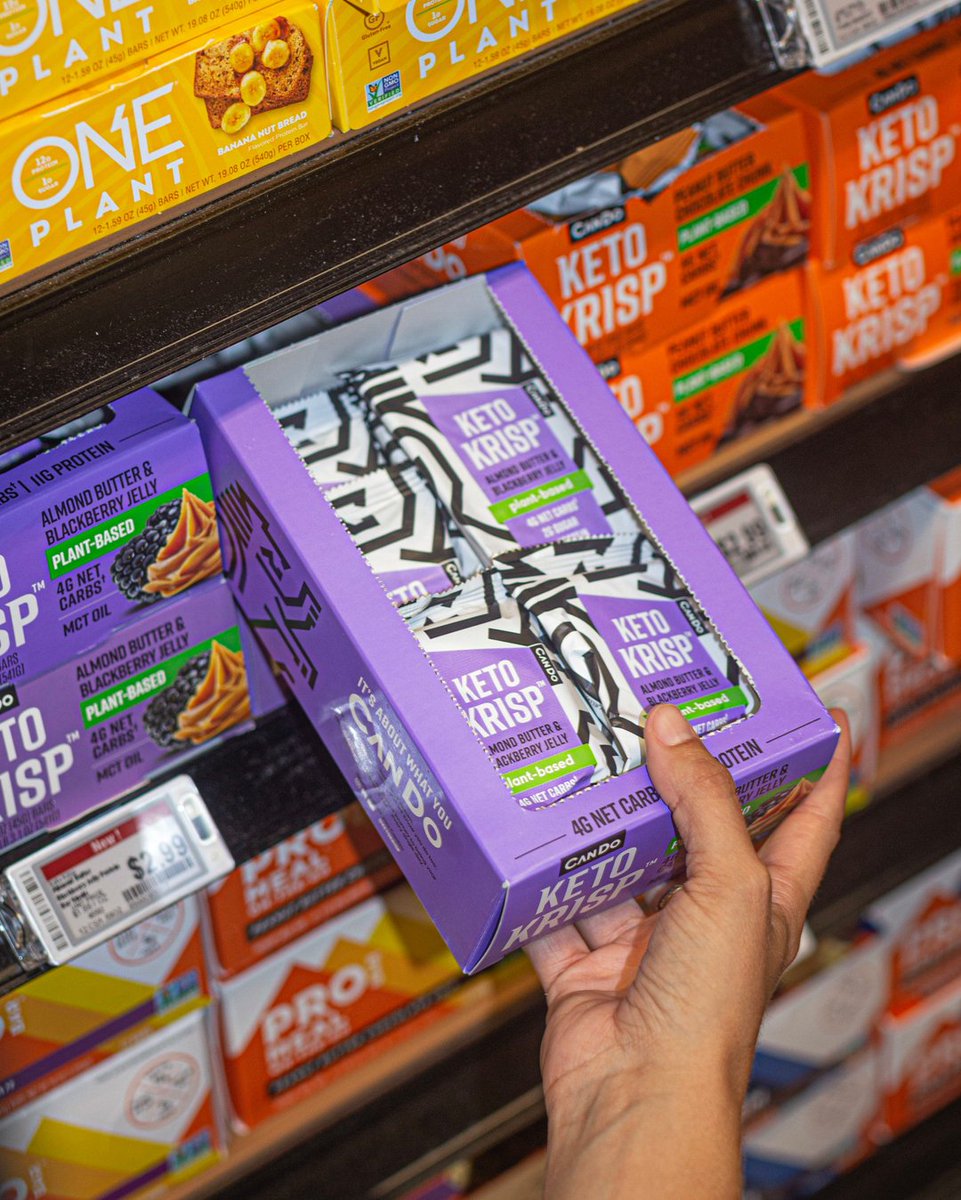 TasteCando's tweet photo. Did we mention that both our plant-based flavors are available at @WholeFoods Nationwide? Visit our super fancy store locator to find a location Whole Foods near you!
#ketokrisp #keepitketo #ketosnacks #ketobars ketomeals, ketoaf, ketogeniclifestyle, ketofriendly, ketomeals, k https://t.co/Jppkm0K1in
