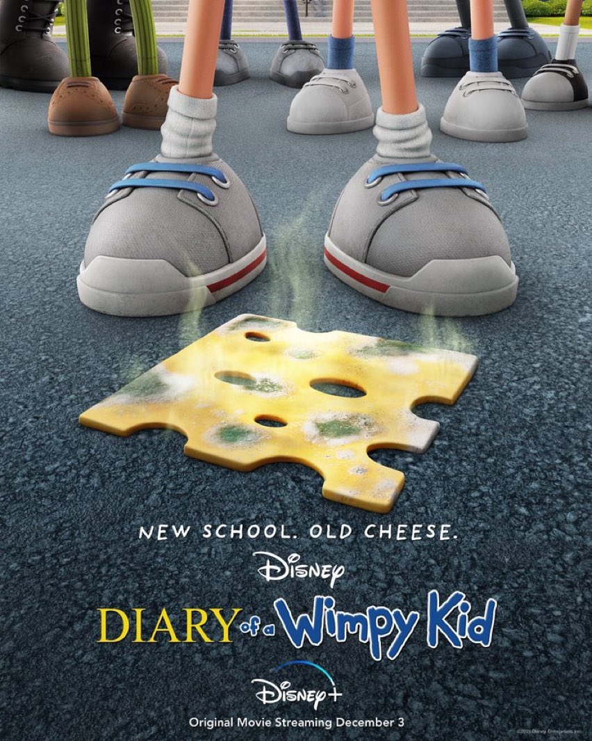 Llega póster de #DiaryofaWimpyKid. Película animada basada en la popular saga de libros escrita por Jeff Kinney. Llega el 3 se Diciembre a #DisneyPlus