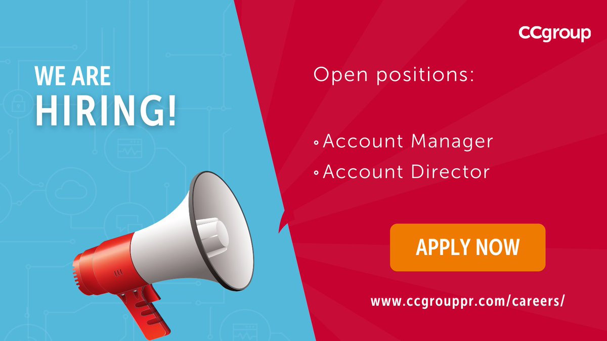 ccgroup's tweet photo. 📢New #job alert🚨
Calling all 𝗔𝗰𝗰𝗼𝘂𝗻𝘁 𝗠𝗮𝗻𝗮𝗴𝗲𝗿𝘀 & 𝗔𝗰𝗰𝗼𝘂𝗻𝘁 𝗱𝗶𝗿𝗲𝗰𝘁𝗼𝗿𝘀! Join our fast-growing agency and become part of our brilliant team 🚀
Visit our careers page to learn more & how to apply https://t.co/FmsP8k927Z
#hiring #careers #CCgrouptech https://t.co/t8VjYMuS0i